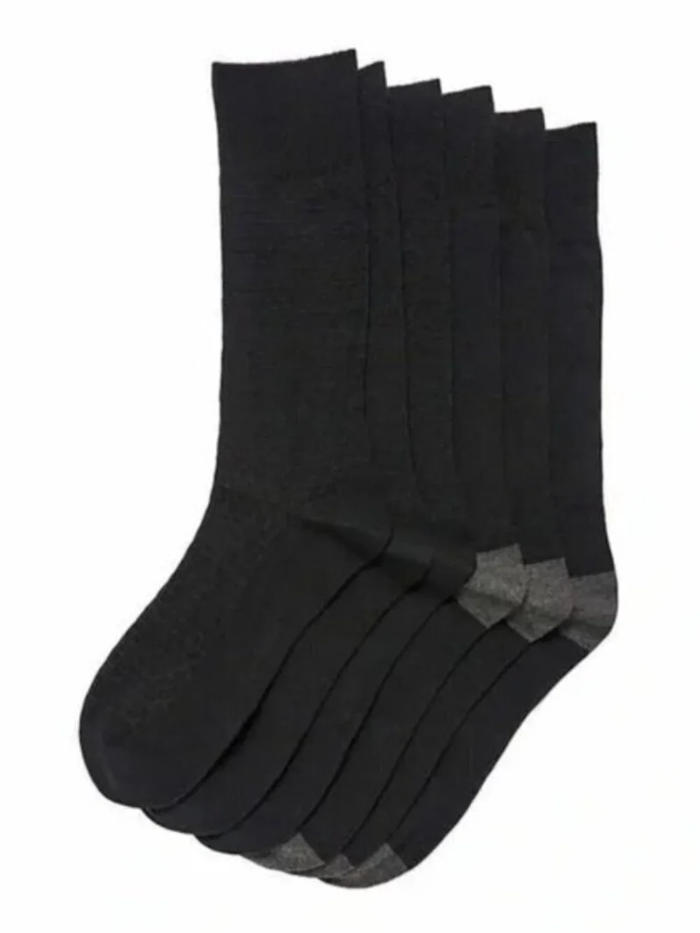 NWT - 12-pair Black Cole Haan Men's Dress Sock Fits Men's shoe size 7-12